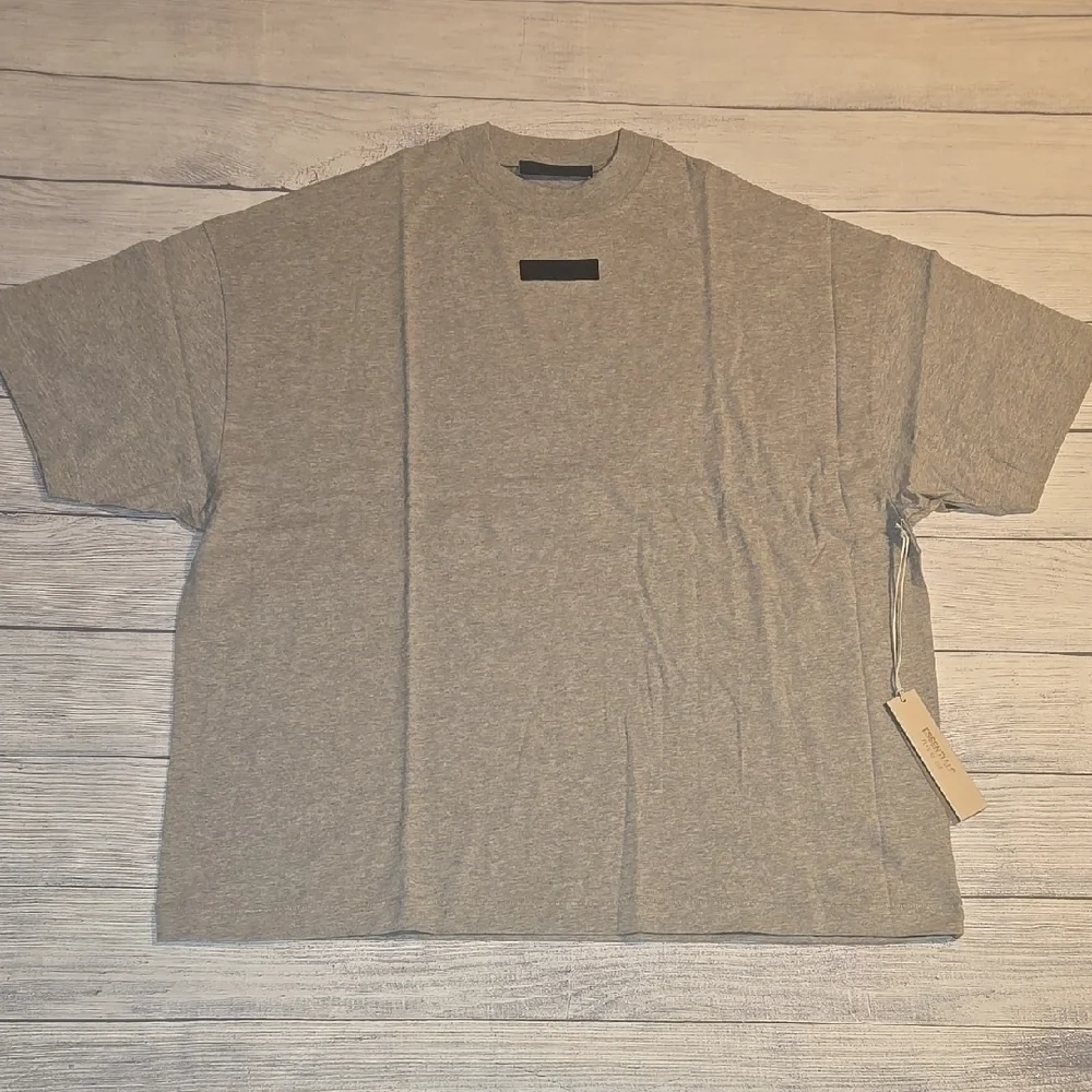 Essentials Fear of God Oversized Cotton T-Shirt Heather Gray Size M NWT